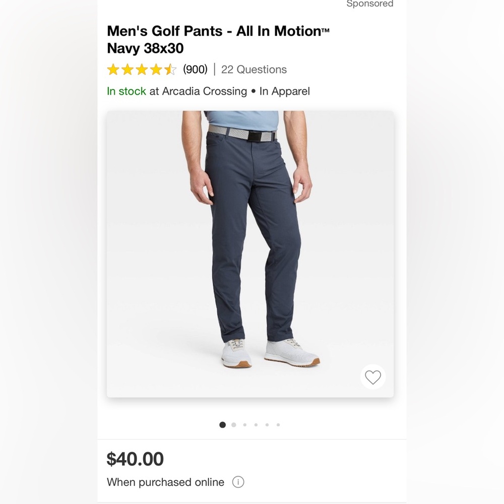 Men’s Golf Pants